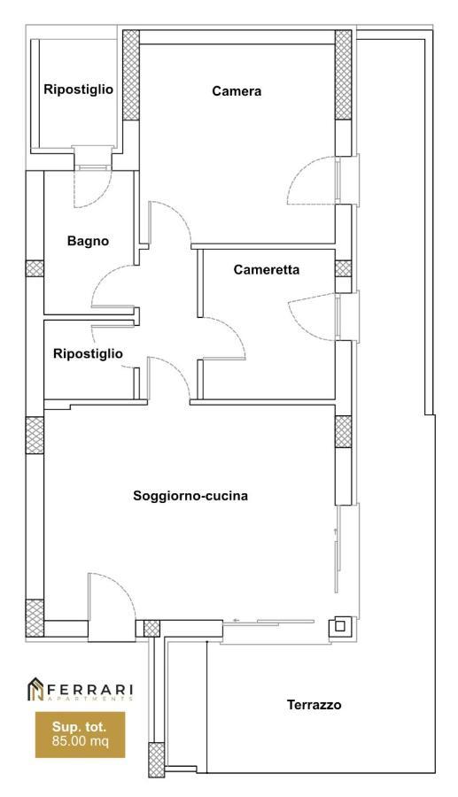 Ferrari Apartments Ponente Caorle Ngoại thất bức ảnh